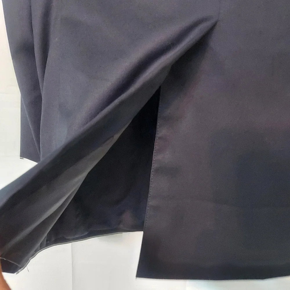 Ralph Lauren Navy Blue Wool Blazer Gold Buttons Mens Size 42 Long‎